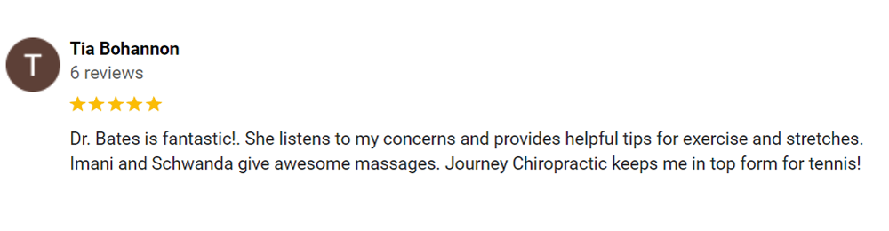 Chiropractic Roswell GA Testimonial